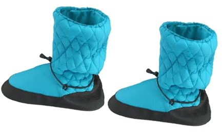 Sharplace Botines de Calentamiento, Zapatillas de Ballet, Zapatos Cómodos de Invierno para Entrenamiento, Práctica Y Presentaciones para Niñas, Azul XL, único