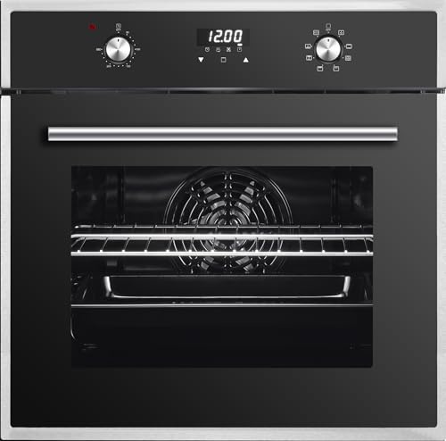 PKM Einbaubackofen EB9-8 Funktionen - 64 Liter - Heißluft Funktion - Display & Touch Control