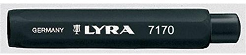 Lyra 4707100 Kreidehalter für runde und eckige Kreiden mit 10 mm Durchmesser Druckmechanik, schwarz
