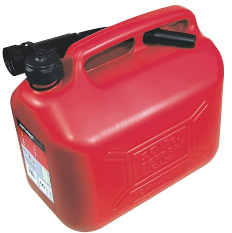 Autobest Jerrican Plastique 10 litres Homologue avec Bec verseur