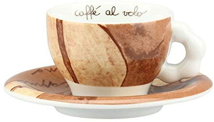 THUN - Tazza Cappuccino Samba Porcellana 15,5x8,5x15,5 cm