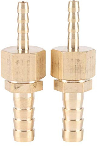 2 stücke 4-8mm Messing Schlauch Barb Schnellverschluss Pack Reduzieren Rohrfitting Stecker für Teich Pool Schlauchadapter