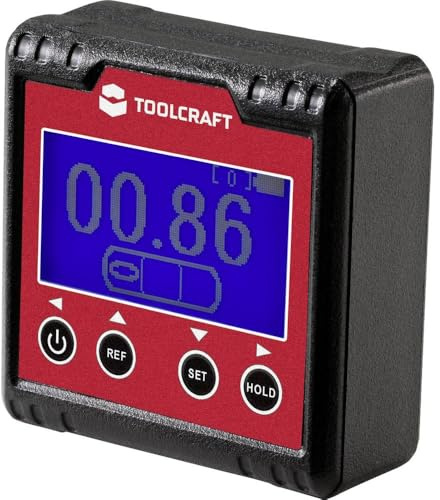 Rapporteur d'angle numérique avec niveau à bulle numérique TO-6547356 TOOLCRAFT 2182452