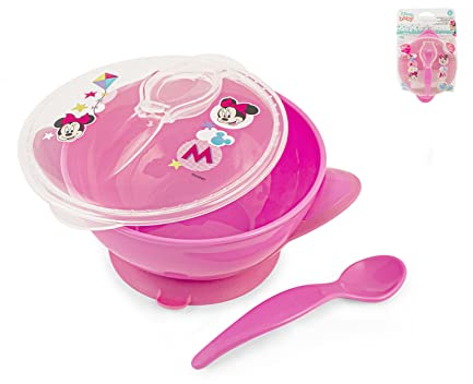 Lulabi Minnie Simply Set 3 Pezzi Pappa Viaggio, Polipropilene