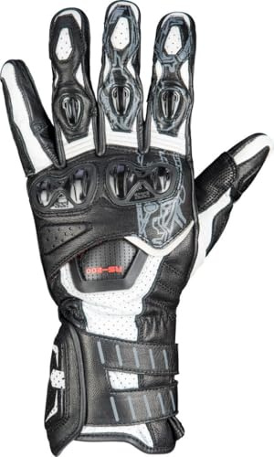 IXS RS-200 3.0 Motorradhandschuhe, weiß/schwarz, L