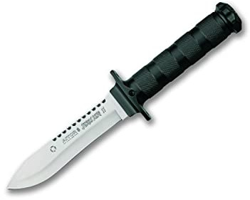 Aitor Cuchillo Supervivencia Jungle King II JKII hoja MoVa de 13,5 cm. grosor 4 mm. funda poliamida