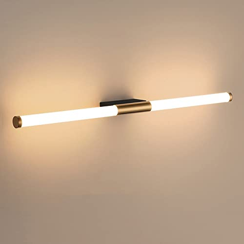 Jadssox LED Linear Vanity Light Fixture 27,2 Sconce Long Strip Wall Bar Leuchten über Spiegel, 12W Badezimmer Make-up Lampe Schminktisch Schlafzimmerschrank Spiegelleuchten