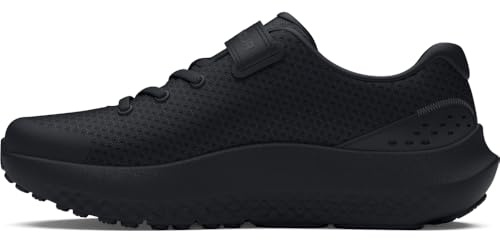 Under Armour UA BPS Surge 4 AC Zapatillas para correr, ligeras deportivas para niño, color negro/negro/negro