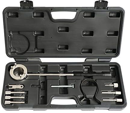 DPTOOL Outil de Calage, Amortisseur de Vibrations du Vilebrequin et de l'arbre à cames pour Citroën Peugeot Renault Moteur 3.0 V6, Outil de Verrouillage