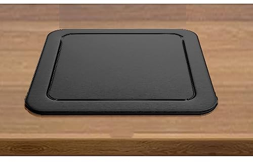 Cubo De Basura Empotrado En Encimera/Tapa Abatible, Tapa De Basura De Acero Inoxidable Integrada, Tapa De Cubo De Basura Empotrada con Vaciado Central Flexible(Color:A1)