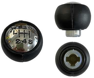 3RG 25236 Pommeau de vitesse Compatible avec PEUGEOT 308 I 3/5 portes 4A, 4C 3008 I 0U 307 3/5 portes 3A/C, CITROËN Berlingo II B9
