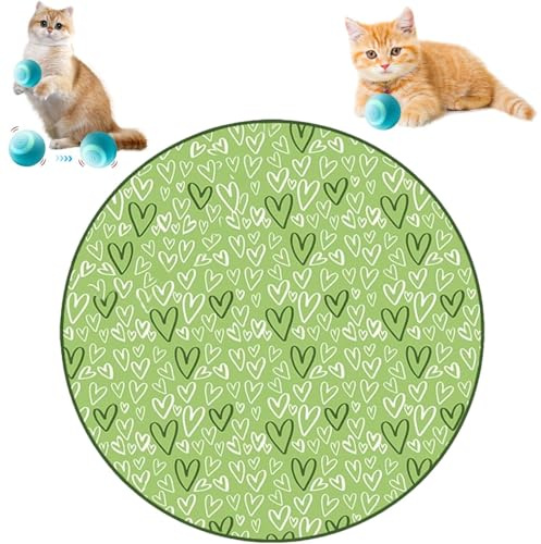 TaimeiMao Guitar Cat Toy, Gitarre Katzenspielzeug, Jagd Katze Matte Spielzeug, 2 in 1 simuliertes interaktives Jagdkatzenspielzeug, Rechargeable Gertar Interactive Cat Hunting Toy for Indoor Cats