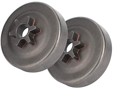 Fdit 2-teiliges Kettensägen-Kupplungstrommel-Kettenrad-Set, Sägezubehör aus Zinklegierung für Verbesserte Leistung, Anzug für 017 018 021 023 025 MS170 MS180 MS210 MS230 MS250