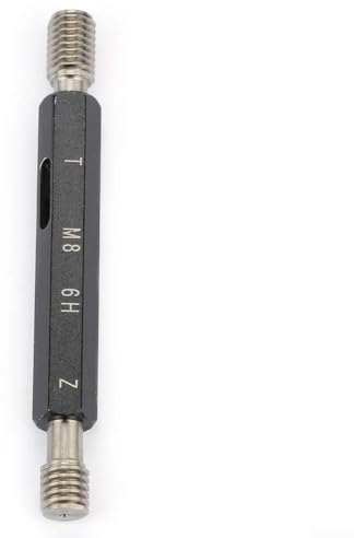 Gewindelehre mit Doppelgewindeführungen, entworfen für die Messung von Innengewinden mit konischem Schaft unter 100 mm, M8 x 1,25