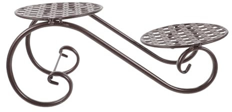 SEWOART Support de Jardinière en Fer Stable et Polyvalent, Présentoir Décoratif à Plusieurs Niveaux pour Pots de Fleurs, pour Chambre et Bureau Intérieur