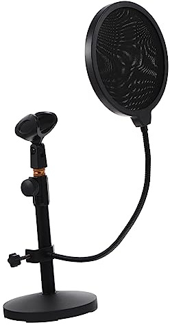 LRXIYODE 1satz Verstellbarer Mikrofonständer Für Desktop Robuster Mic Holder Mit -filter Und Stabilem Stand Für Podcasting Und Live-übertragungen Höhenverstellbar