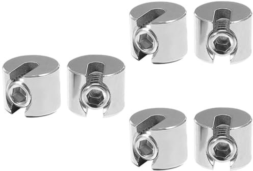 Zerodeko 3 Series De Acero Inoxidable Abrazadera Cuerda De Alambre Clips De Alambre Soga Clip De Cable Clip De Alambre De Acero Inoxidable Clip De Cuerda 2 Piezas X 3