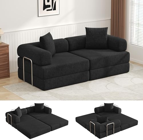 DURASPACE Faltbares 2-3 Sitzer Klappbar Schlafsofa Gästebett 200cm