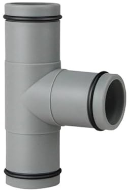 1 st pooltillbehör T-koppling for vattenslang 32 mm 1,25 tum slangadapter rak koppling for pool(B)