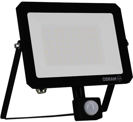 OSRAM Proyector LED LUX moderno de 50 W, 4500 lm, sensor 4000 K, IP65 | FLOODLIGHT LUX SENSOR, Outdoor Lighting (Special), Negro, 30000 h, Paquete de 1