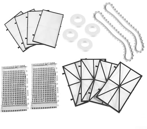Rebuild Kit für Roboter Poolreiniger, 16-teiliges Tune-Up Set mit Filterbürsten, Spuren, verbesserte Reinigungseffizienz und Wandkletterleistung für Dolphin CC Plus Besitzer