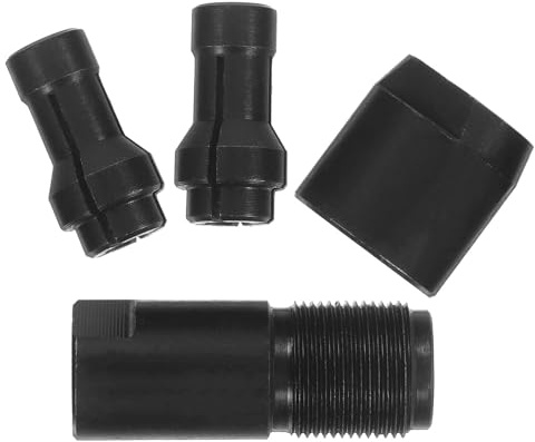 TOVINANNA Kit Adaptador para Amoladora Angular Tipo 100 a Recta con Mandril de 6 MM y 3 MM Conector de Conversión Multiusos para Pulir y Taladrar en Metal y Madera Accesorio Resistente y
