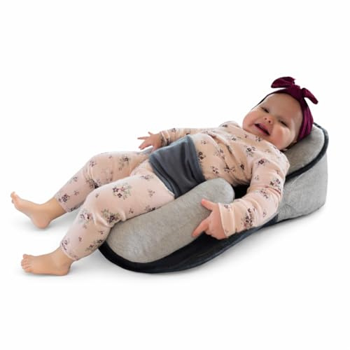 KEESLEY Baby Support Cushion for Supervised Play and Feeding Soft Infant Lounger Pillow.