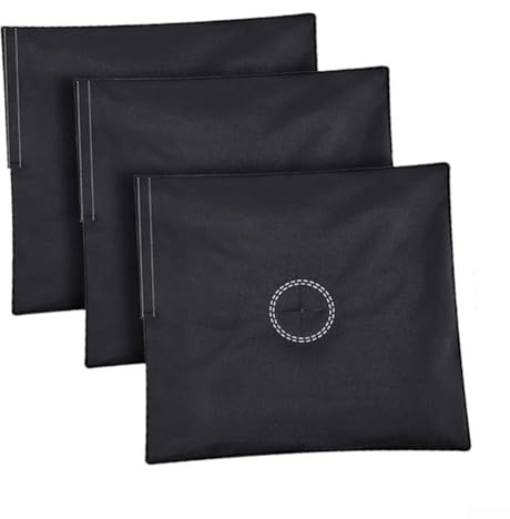 3 sacchi di sabbia per bandiera, 45,7 x 48,3 cm, per asta della bandiera Swooper, in tela, riutilizzabile, per migliorare la stabilità in condizioni di vento e per eventi all'aperto