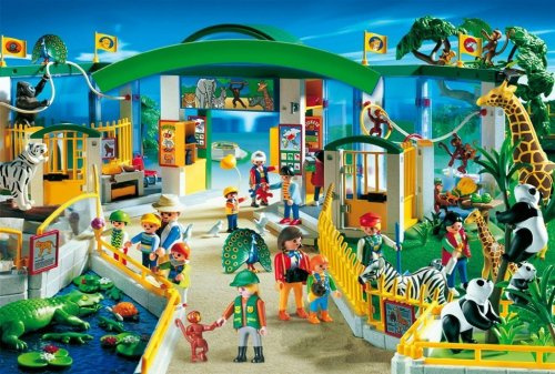 Schmidt - Playmobil, Tierpark, 60 Teile Puzzle