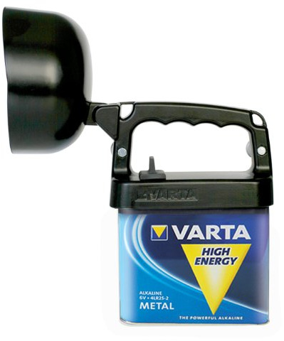 Varta 'travail lampe torche LED avec batterie