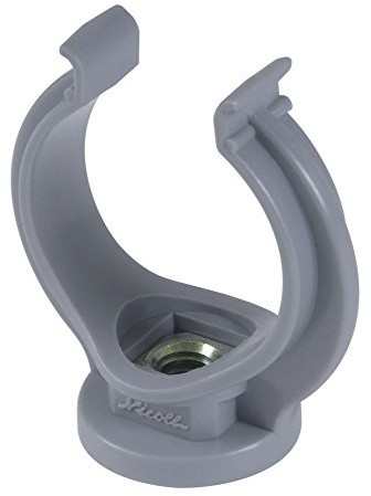 Collier lyre PVC gris simple - Tube Ø 32 mm - Nicoll