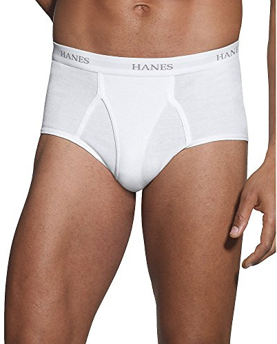 Hanes Ultimate mens Ultimate Tagless With Comfortflex Waistband - Multiple Packs and Colors briefs underwear, White 7 Pack, Large US