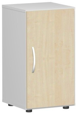 Gera Möbel Schranksystem Flex Flügeltürenschrank, Drehtürenschrank, Holzdekor, ahorn/lichtgrau, 40 x 42 x 75.2 cm