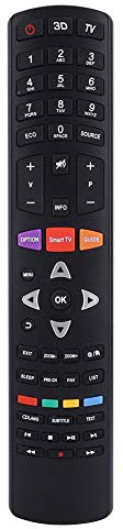 Télécommande TV, Télécommande Universelle Smart TV de Remplacement pour Smart 3D 06-5FHW53-A013X.