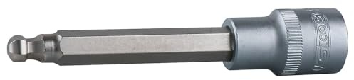 KS Tools 1/2' Bit-Stecknuss Innensechskant mit Kugelkopf, lang, 12 mm, 200 mm