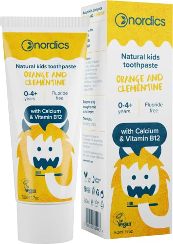 Nordics Organic Care Zahnpasta Kids Orange Clementine ohne Fluor