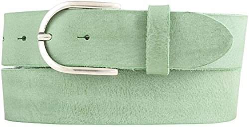 BELTINGER Damen-Gürtel aus weichem Vollrindleder Vintage-Look 4 cm | Jeans-Gürtel für Damen 40mm | Ledergürtel Used-Look