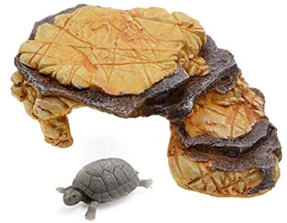 Toolzia Turtle Plateforme pour rebords et cachette pour gecko Taille M