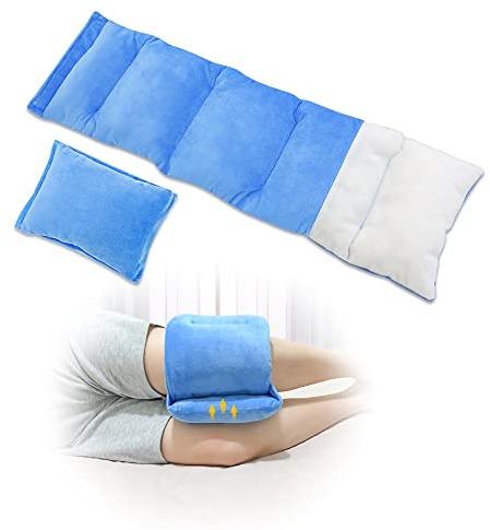 Knee Pillow for Side Sleepers Leg Pillows Side Sleeping Hip Pillow Knee Wedge Leg Support Pillow Between Legs for Sleeping Knee Support Surgery Pillow for Aligns Spine, Back, Sciatica Pain Relief