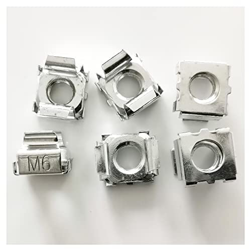 SEIDER Clip plaqué Zinc Blanc M4 M5 M6 M8 M10 for Armoire zn placage écrou à Cage Flottant(M8-200 pcs)