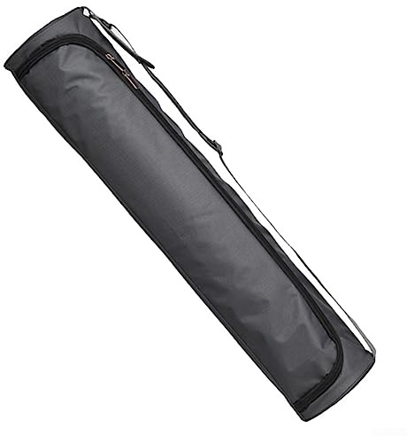 ZYWUOY Yogamatten-Tasche, Trainings-Yogamatte, mit durchgehendem Reißverschluss, wasserdicht, Turnbeutel, Tragetasche, Aufbewahrungstaschen, Halter, schwarz