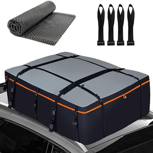 YMPPMKN 580L Coffre de Toit de Voiture Robuste, Sac De Toit Voiture Durable étanche, Sac à Bagages de Toit pour Tous Les véhicules avec/sans Porte-Bagages