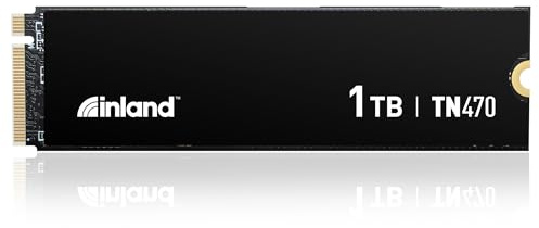 Inland TN470 SSD 1TB Gen4 NVMe M.2 Unidad interna de estado sólido para juegos, hasta 7.200 MB/s, almacenamiento y memoria para laptop y PC de escritorio