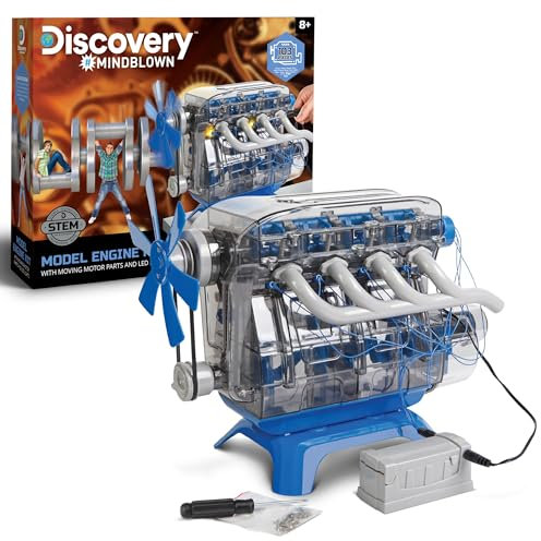 DISCOVERY #MINDBLOWN - Model Engine Kits - Model Kit, Science Kit, Build Your Own, Model Building, Car Engine Toy, Model Engine, Electronics Kit, STEM Toys, Building Toys for Kids