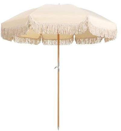 GTGXZX Gartenschirm Sonnenschirm Terrassenschirm Sonnenschirm Für Den Außenbereich, Sonnenschirm Für Außenterrasse, Campingschirm Ohne Sockel Marktschirm Sonnenschirme im Freien(White)