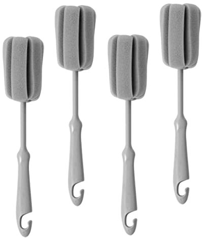 Anneome 4stücke Reinigungspinsel Teiliges Schwamm-reinigungsbürsten Flaschen Und Tassen Hochabsorbierend Vielseitig Einsetzbar Für Gläser Flaschen Und Kleine Behälter