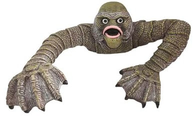 Yofab Grüne Eidechse Mann Outdoor Statue Harz Gartenskulptur für den Außenbereich 27x22x8cm, 605g Gartendekoration und Rasenornament, Gartenstatuen und Outdoor-Statuen
