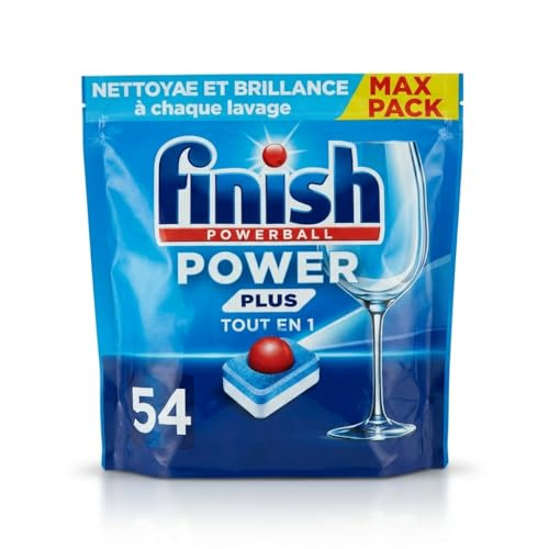 Finish Tablettes Lave-vaisselle Power Plus - Le pack de 54 doses