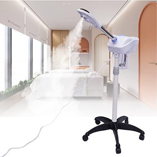 Qussse Vaporizzatore per viso verticale, sauna facciale, pulitore per pori, saloni di bellezza e spa
