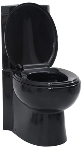 Xichuzi Keramik WC Toilette Ecke Schwarz